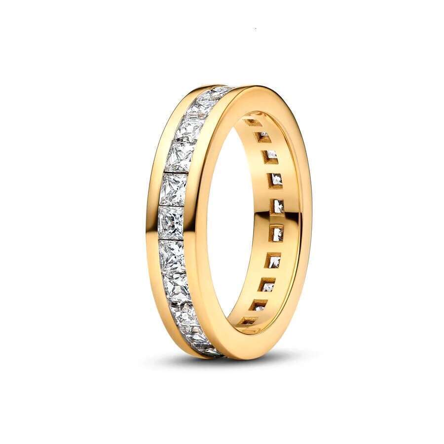 2025 New Engravable Heart Halo,Double Band,Eternity Channel Ring,Fit for Birthday Anniversary,Fashionable Single Product,DIY