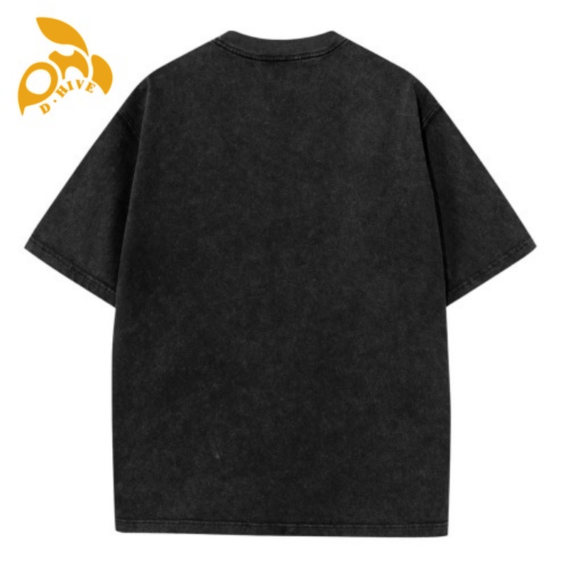 Free Shipping Designer Oversize Men's Women's shirt Short Sleeve Round neck black Customized 230g men's washed T-shirt T-shirt outdoor 