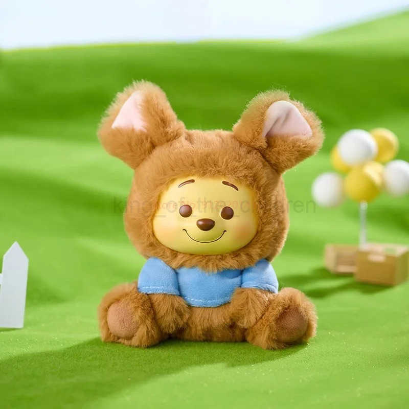 Disney Anime Disney Winnie The Pooh Series Naughty Party Vinyl Doll Blind Box Toys Pendant Cute Winnie The Pooh Doll Kid Ornaments Toys W250529