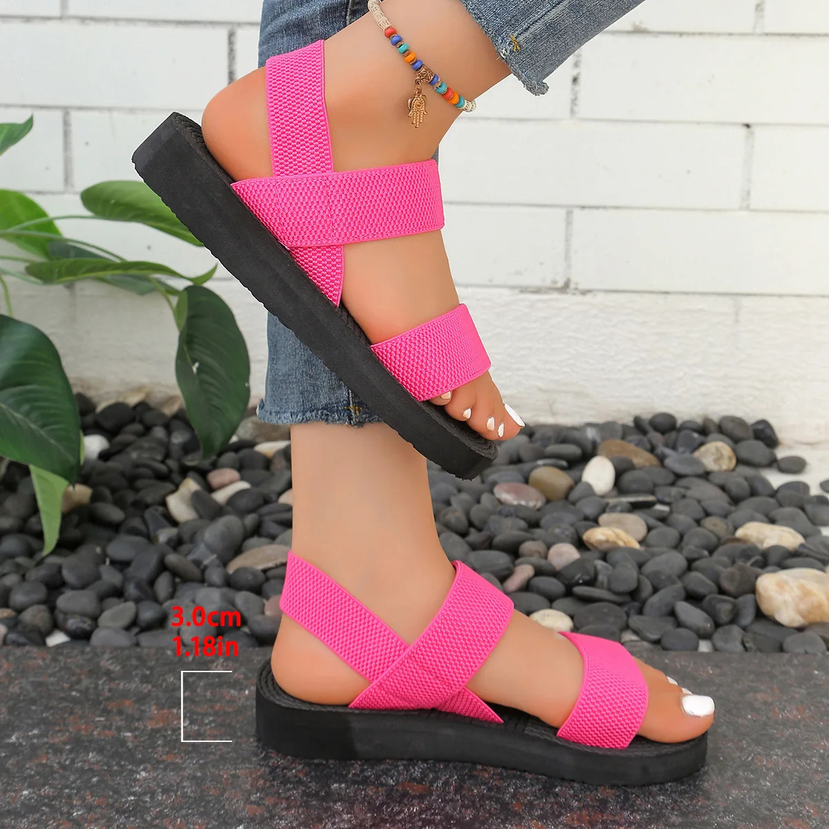 Light Weight Summer Sandals For Women Home Street Shoes Soft EVA Pink Color Girls Leisure Daily Walking Sandalias 250515