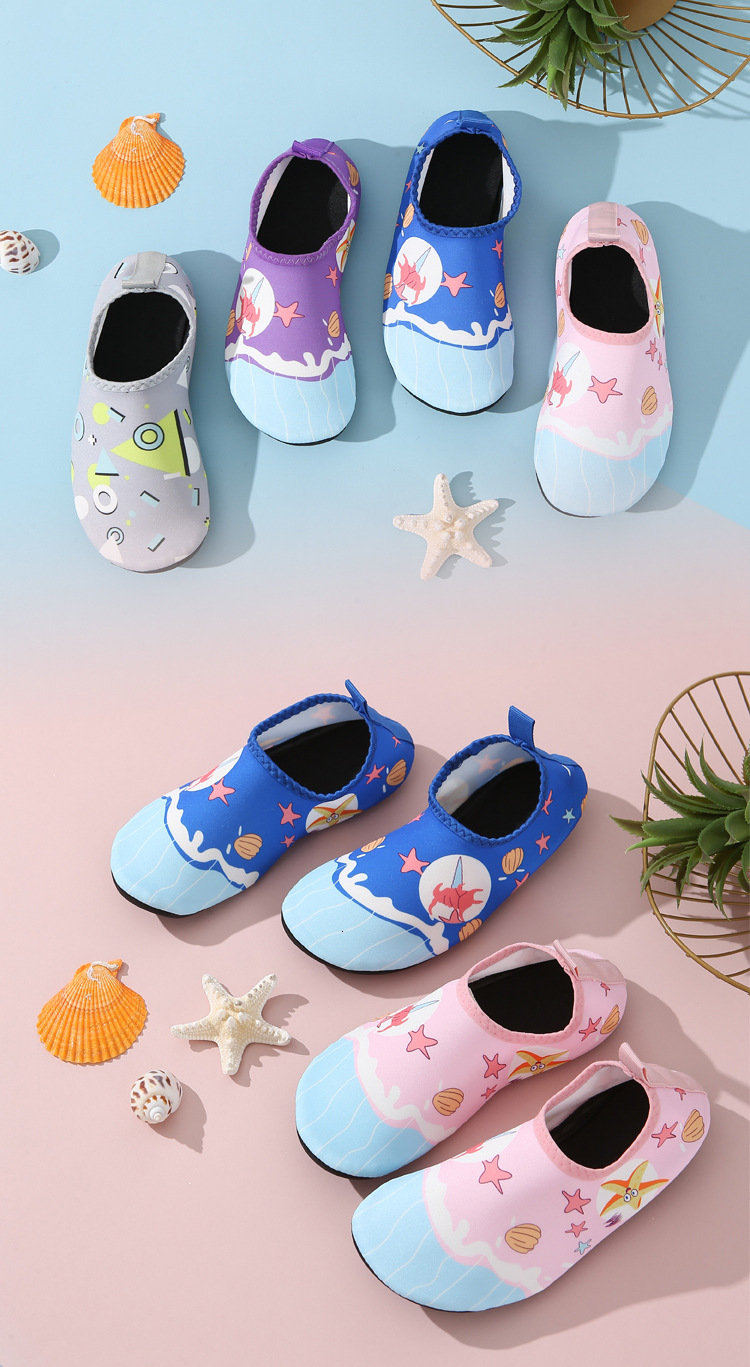 Children's beach anti slip, anti slip, anti slip park for boys and girls, baby anti sand, skin friendly, water wading, swimming and river tracing