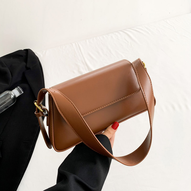 for Women 2023 Autumn/Winter New Fashionable Small Square This Year Popular Solid Color Single Shoulder Underarm Bag