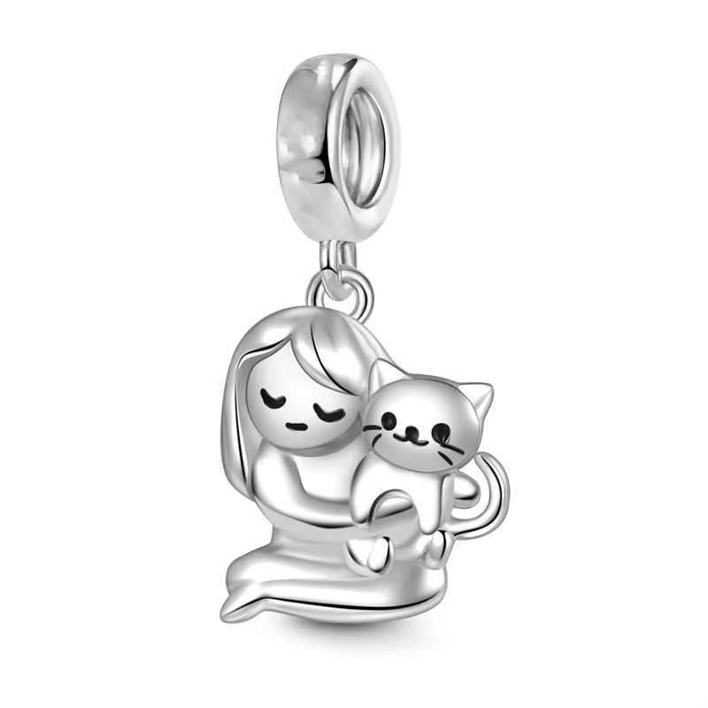 NEW Little House Lantern Heart Clip Crown Dangle Charm Bead Fit Original Pan 925 Sterling Silver Bracelet DIY Jewelry GiftXJ250517