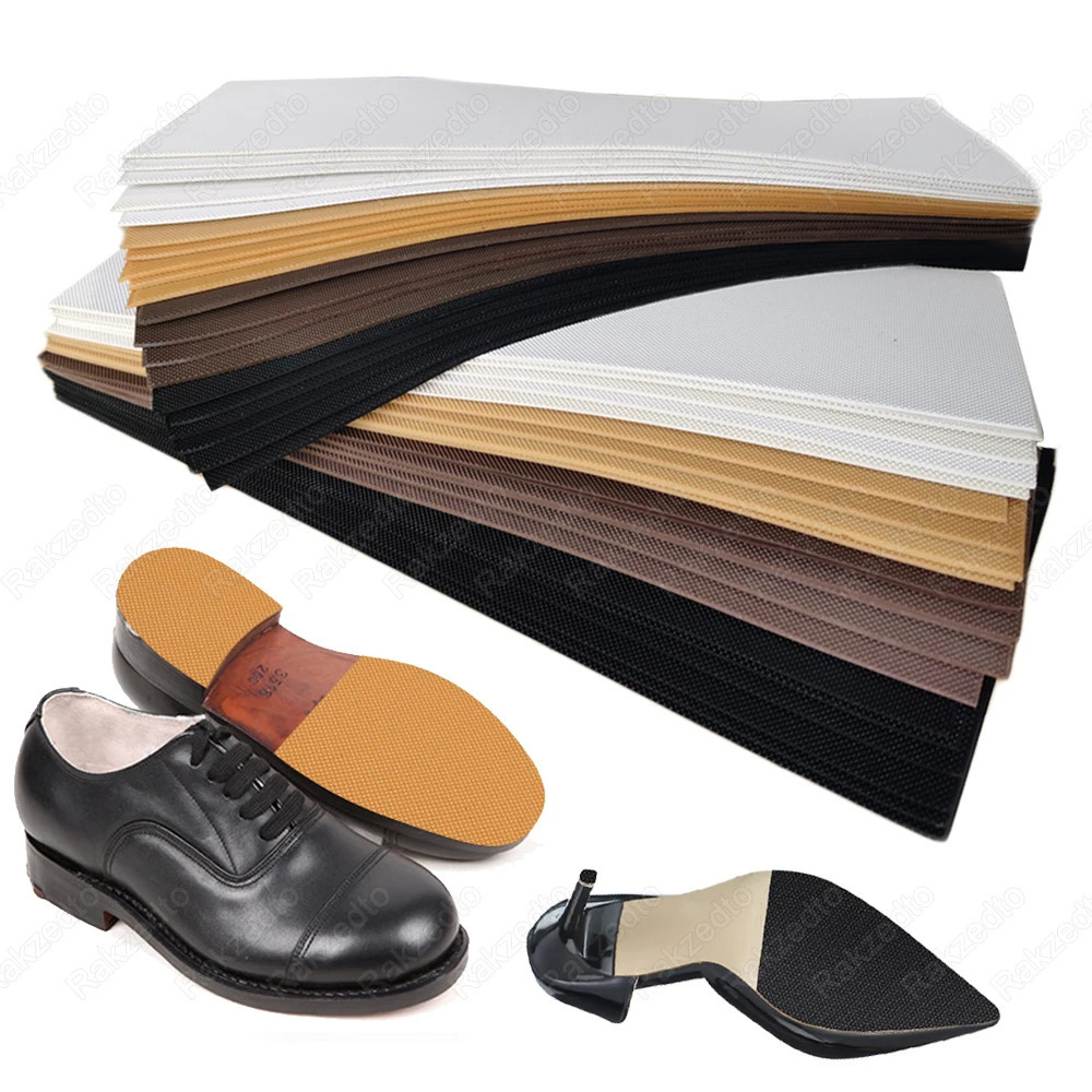 Rubber Soles for Shoes Repair Wear-resistant Sole Protector Sneakers High Heels Shoe Bottom Grip Anti Slip Outsole Replacement 250515