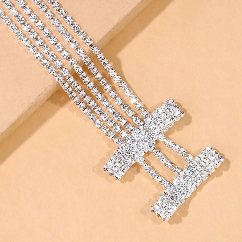 Stonefans Boho Rinestone Anklet and Finger Bling Jewely for Women Crystal Multilayer Toe Ring Foot Chain Bracelet 250517