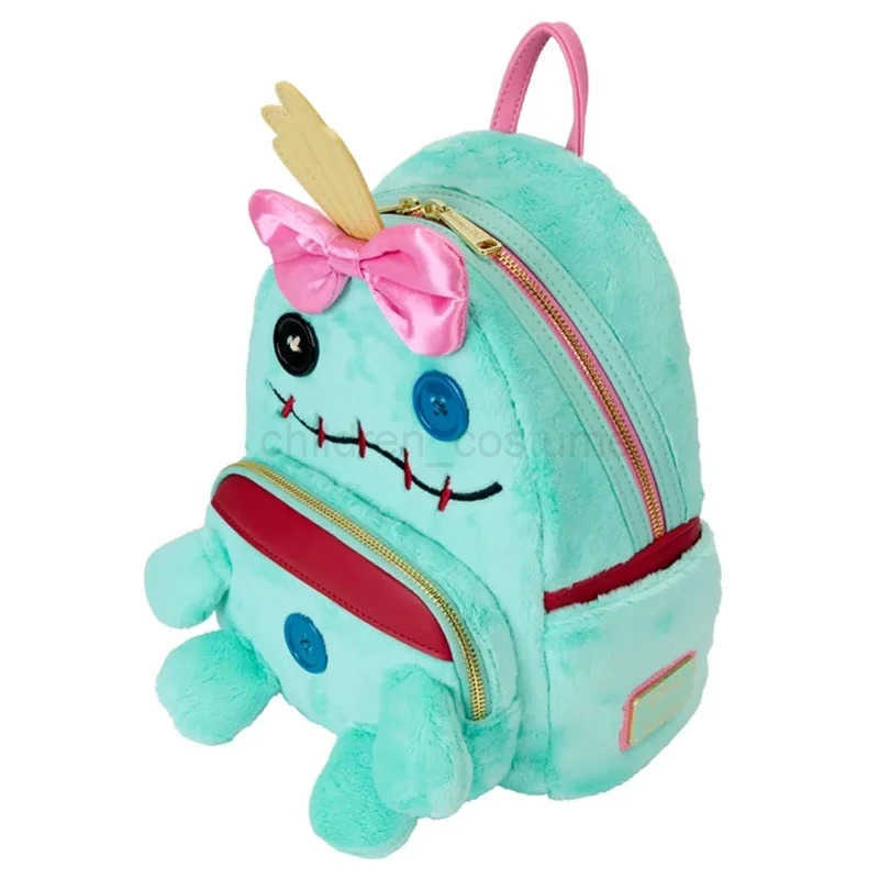 Disney Loungefly Disney Lilo Stitch Scrump Plush Cosplay Mini Backpack W250517