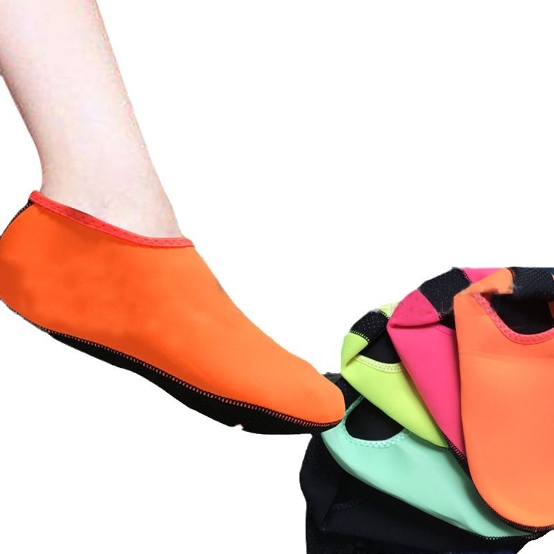 Beach men's and women's diving, snorkeling, children's wading, river tracking, swimming, soft shoes, anti slip and anti cut shoes, sock