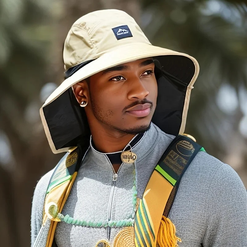 Outdoor sun protection fisherman hat for both men and women suitable fishing traveling outdoor camping hiking 250517