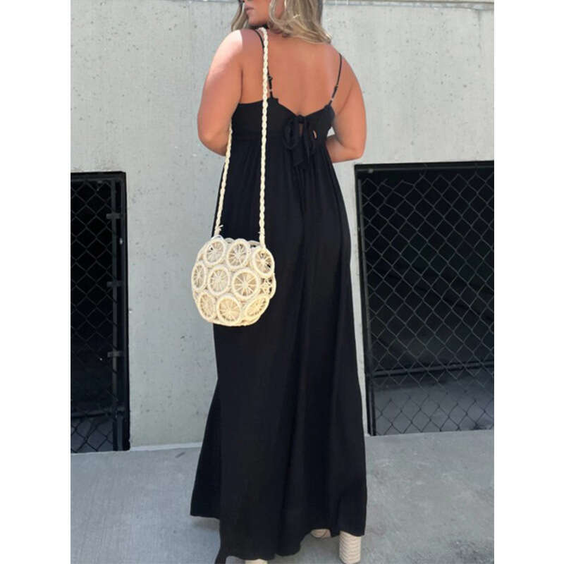Wide Leg Jumpsuit Camisole Backless Loose Casual Wide Leg Jumpsuit Hot Selling