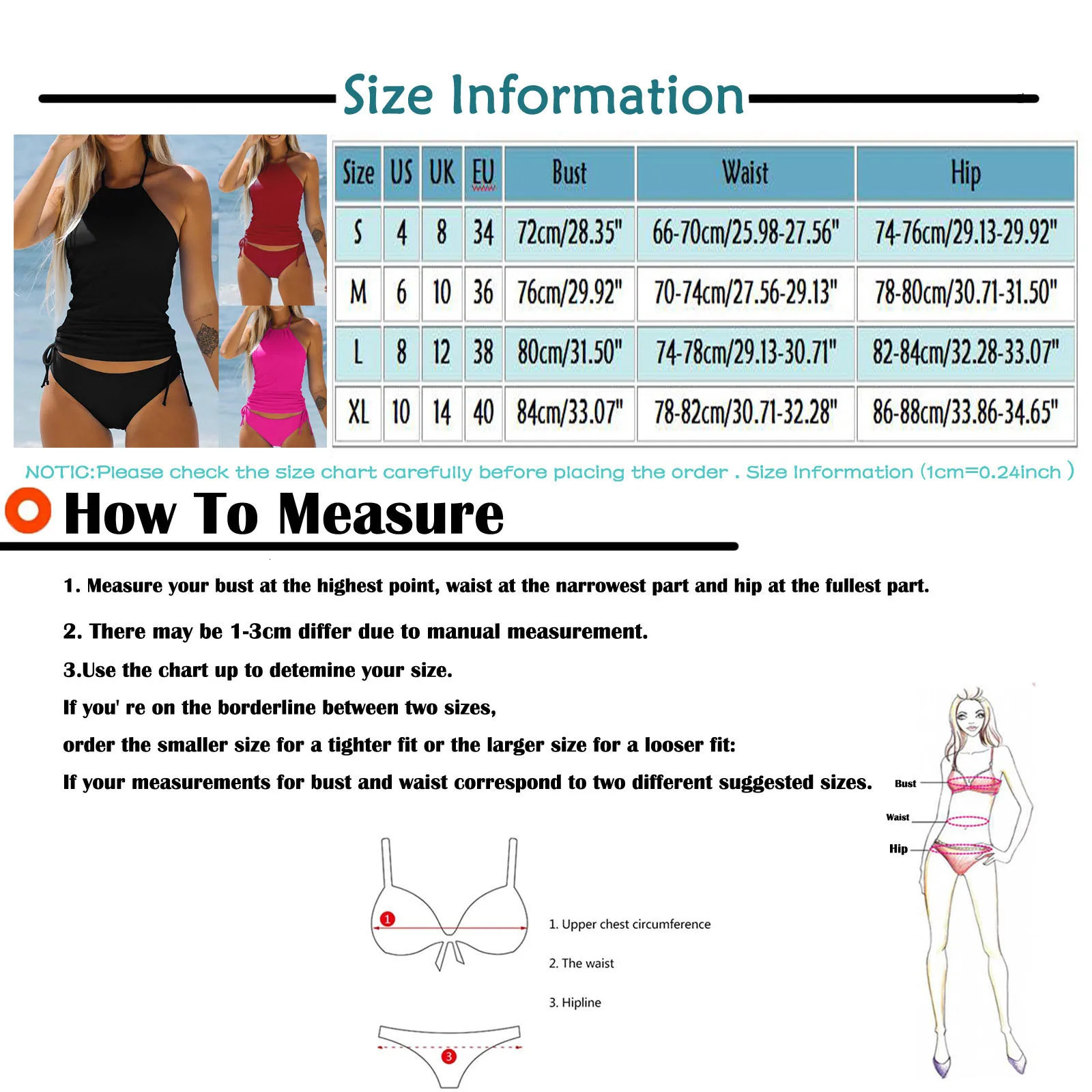 Summer Womens Swimsuit Neck Hanger Sleeveless Backless Crop Tops Solid Color Panties Bathing Suit Beachwear For Female 250516