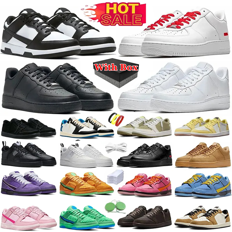 One for 1 mens casual shoes OG Classic Triple whit black low wheat Utility Pale Ivory just Spruce Aura shadow sail men women platform trainers sports sneakers