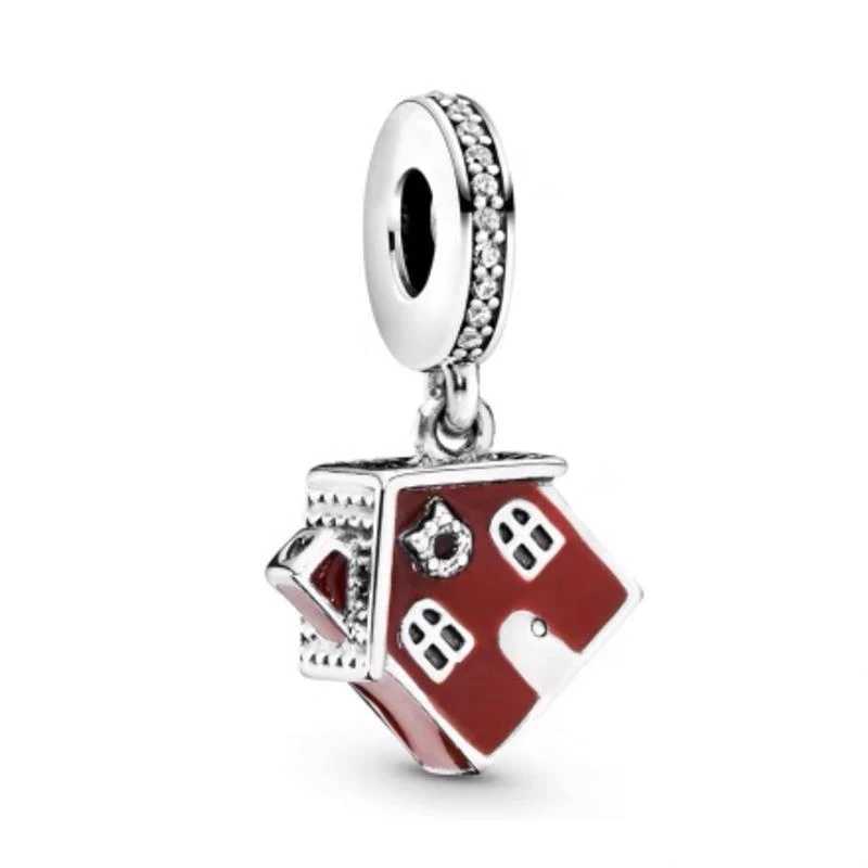 Architectural Pendant Sailboat Ferris wheel Charm Bead Women DIY Jewelry Gift Fit Original 925 Sterling Silver BraceletXJ250517