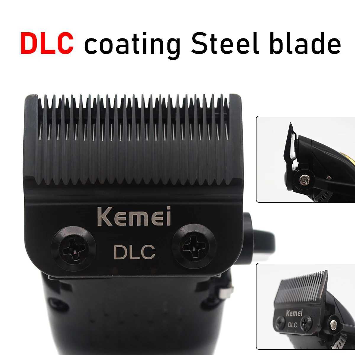 KM-2373 Magnetic Motor Professional Hair Clipper for Men DLC with Base Charger Hair Trimmer Hair Cutting Machine R250517