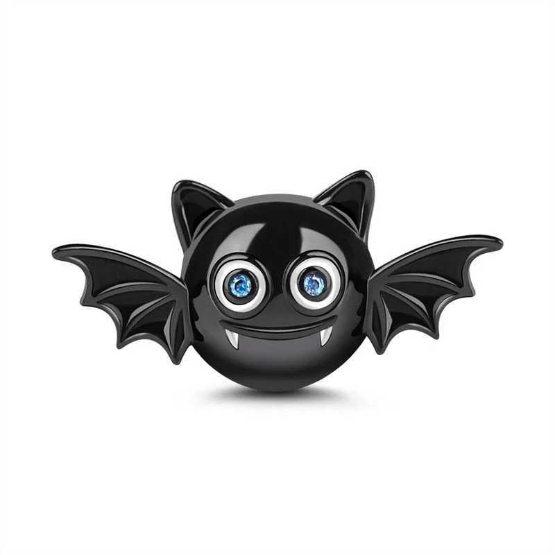 Hot Fine Black Salamander Rose Panda Cat Pendant Charms Beads Fit Original 925 Sterling Silver Bracelet DIY Jewelry GiftXJ250517