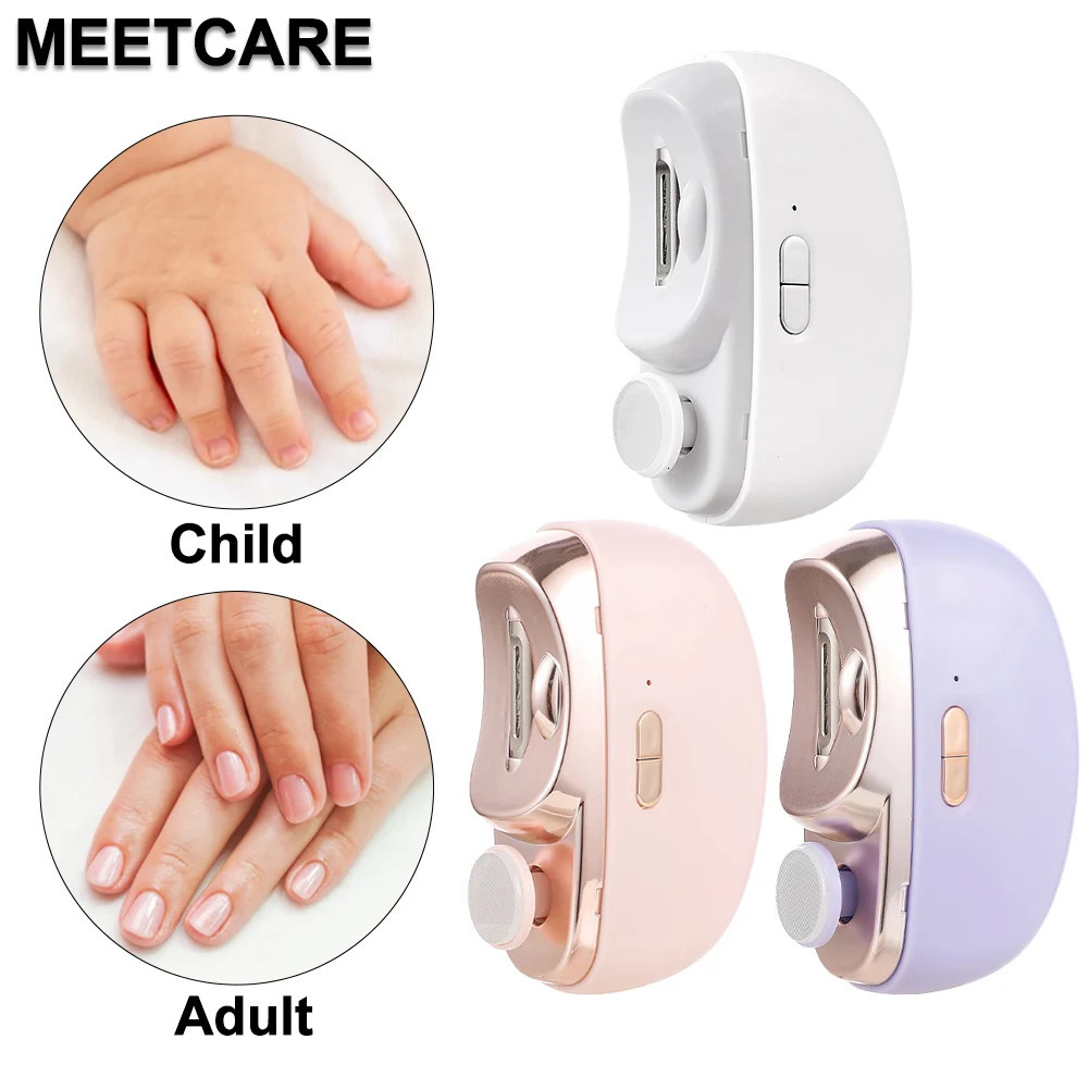 2in1 Wireless Nail Clipper Grinding for Adult Child Nail Grinder Polish Trimmer Machine Portable Finger Toe Nails Cutter Tool 250517