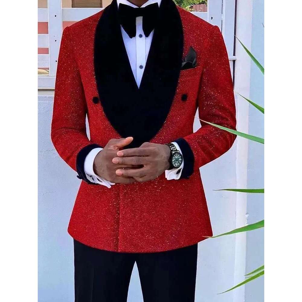 Only 1 PCS Men's Suit Tuxedo Shawl Lapel For Formal Wedding Slim Fit Male Fashion Jacket Business Groom Designer