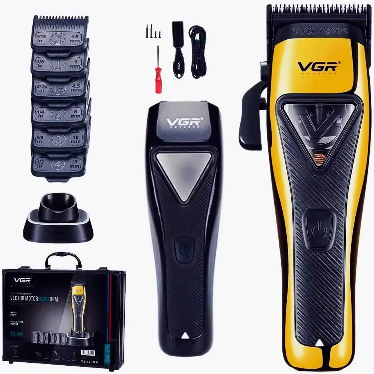 Hair Trimmer Barber Professional Hair Clippers Electric Hair Cutting Machine Vector Motor Haircut 9000 RPM Trimmer Men R250517