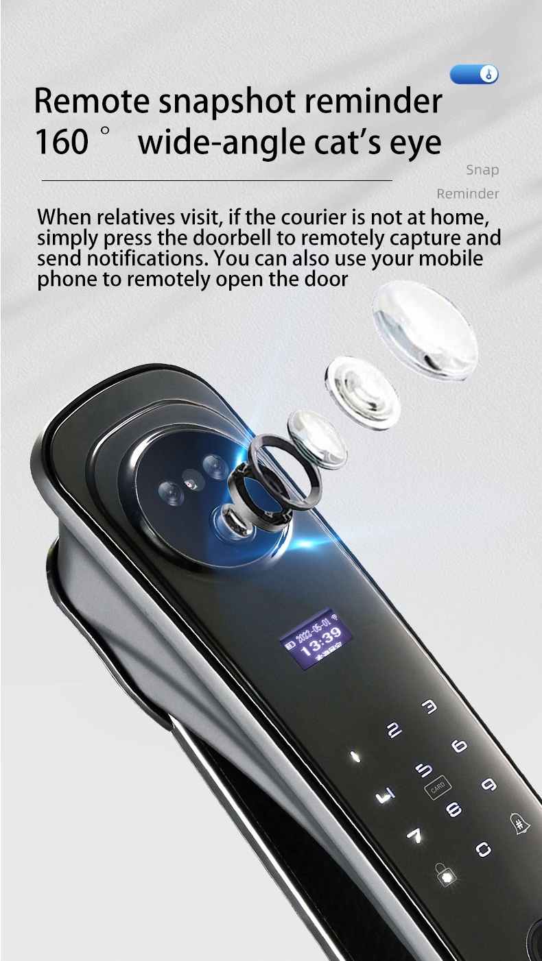 Advanced Home Safety: Secure Digital Entry Keyless Touchpad Finger Recognition Device