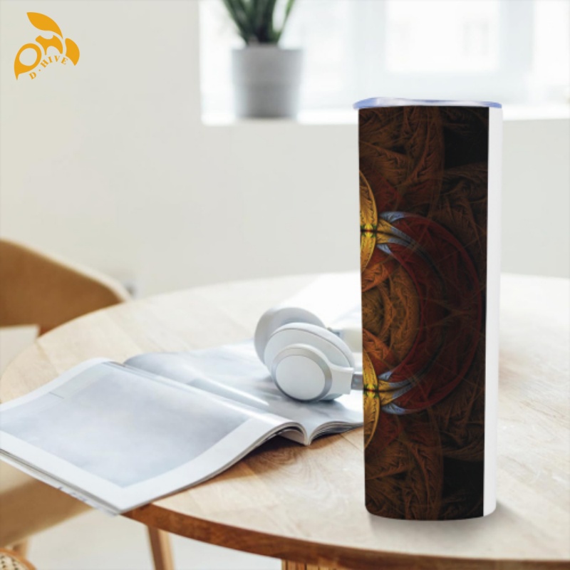 Free Shipping Professional Customized 20oz straight cup cartoon stainless steel 304 double drinking bottle straw drink coffee bottle