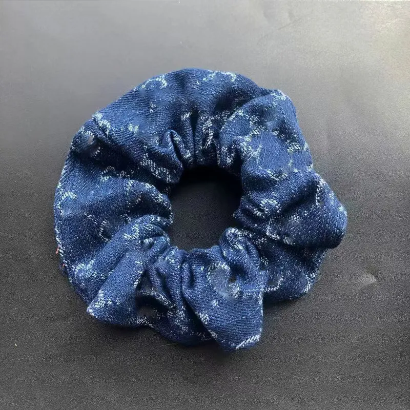 Women Designer Hair Rubber Bands Large Intestine Ties Ropes Scrunchies Hairbands Elastic Ponytail Accessories