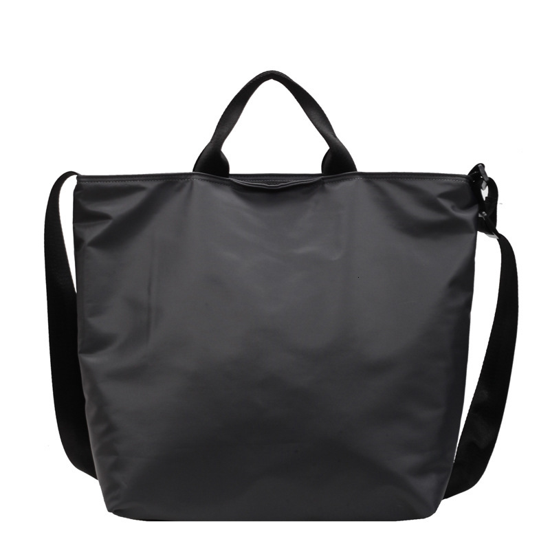 Large capacity nylon fashionable women's simple and versatile Oxford cloth tote bag, hand-held single shoulder crossbody bag
