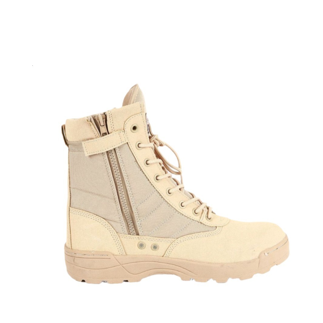 Ultra lightweight and breathable combat tactical men's high top outdoor desert boots, hiking shoes, designer fashion training shoes