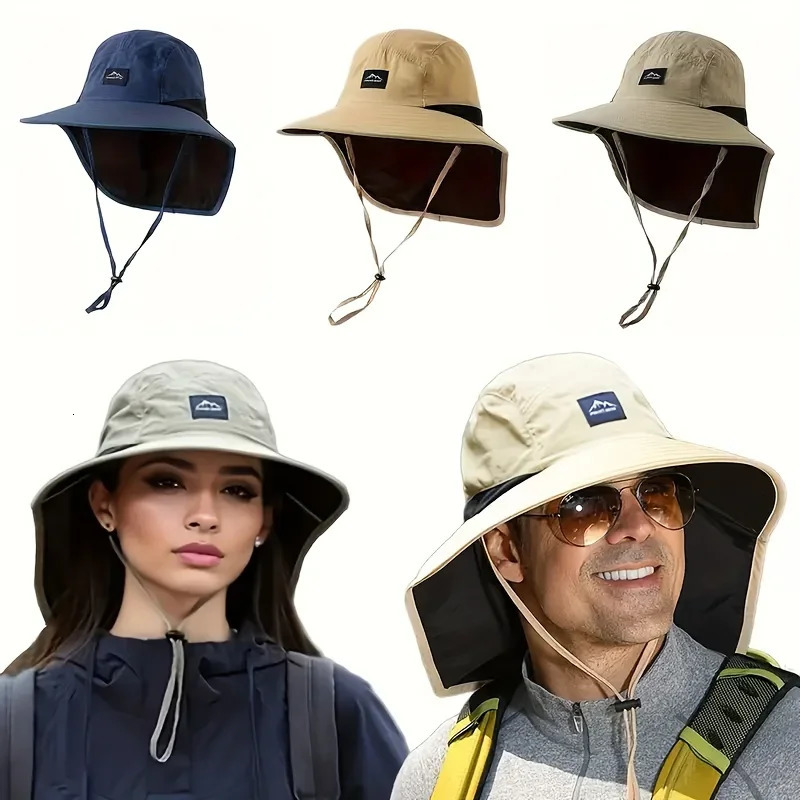 Outdoor sun protection fisherman hat for both men and women suitable fishing traveling outdoor camping hiking 250517