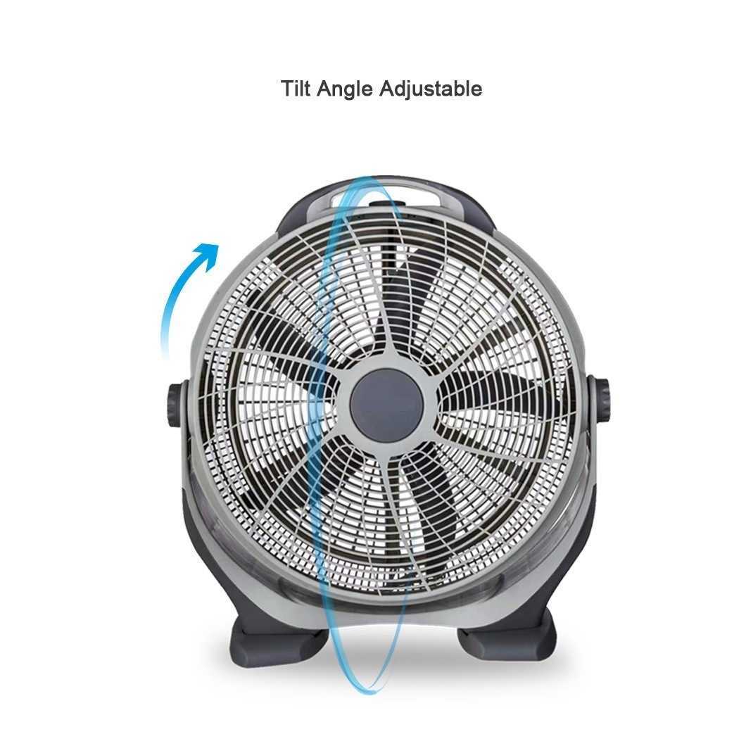 20-inch folding fan with 90W high-speed ventilation and handle model folding fan. Portable and quiet Z250214