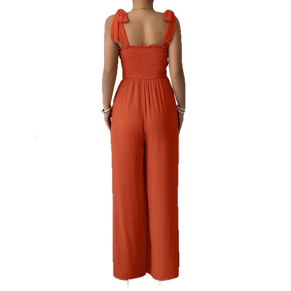 Wide Leg Jumpsuit Advanced Minimalist Camisole High Waisted Wide Leg Jumpsuit Women S Clothing For Spring Summer