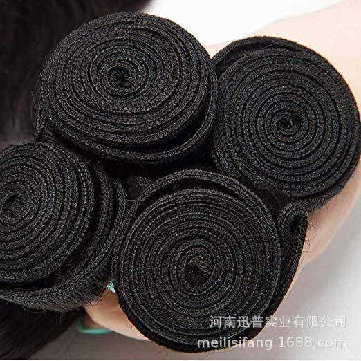 Real Human Hair Bundle straight hair 9AHuman Hair Bundle Brazilian real human hair female W250113