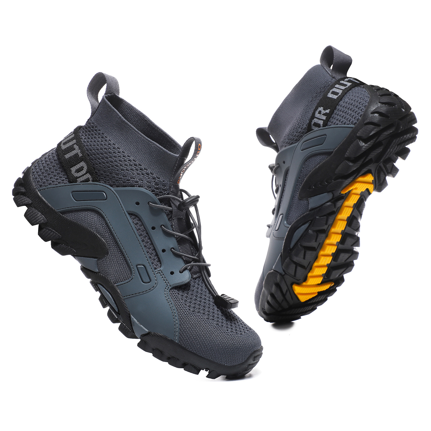 Men's oversized river tracking outdoor casual shoes designer fashionable hiking and fishing shoes, single foot water wading shoes
