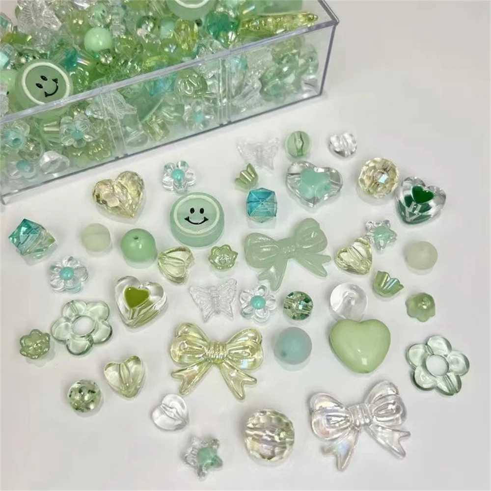 20pcs Mixed Style Acrylic Bow Flower Beads For DIY Handmade Phone Chain Bracelets Necklaces Jewelry Making Accories CraftsXJ250517