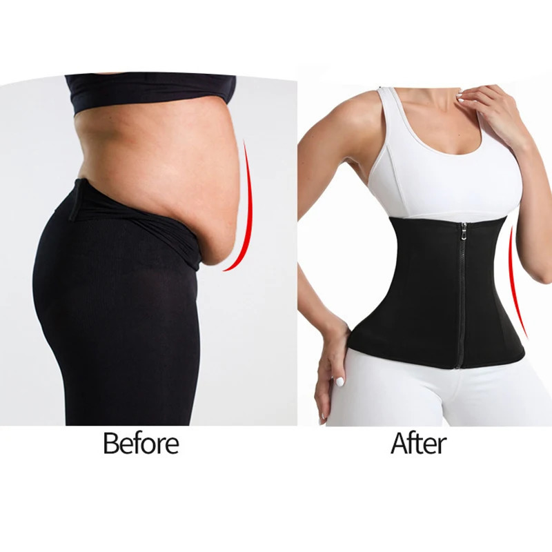 BurVogue Women Waist Trainer Trimmer Corset Sweat Belly Band Sports Girdle Sauna Suit Waist Trimmer Sweat Bands for Stomach 250517