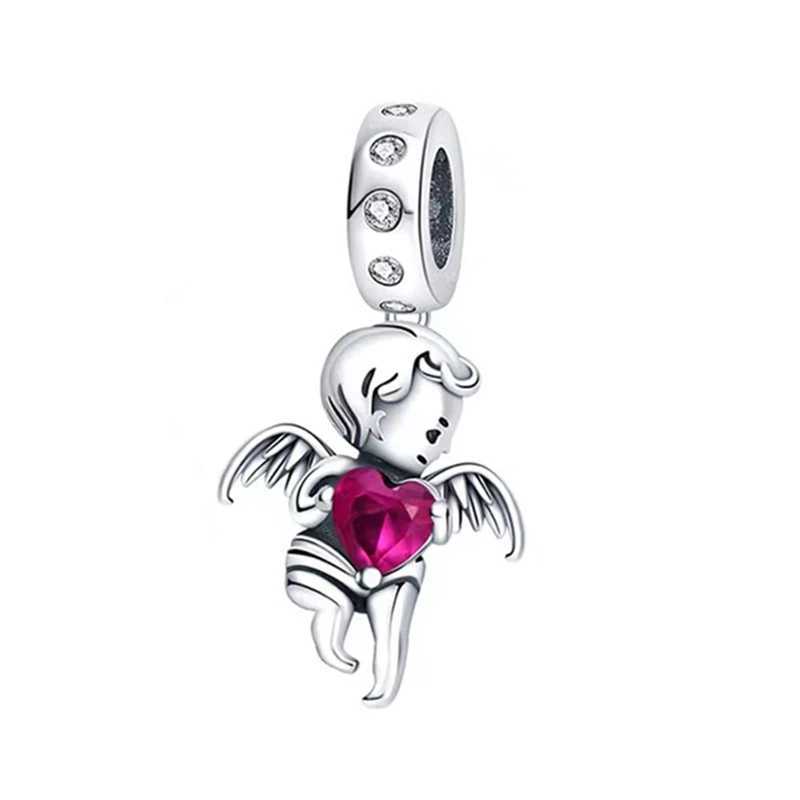 Hot Sale Blue Baby Bottle Shoes Baby Carriage Charm Beads Fit Original European 925 Sterling Silver Bracelet DIY Women JewelryXJ250517