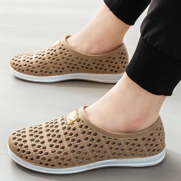Package Beach Hole Parent Child Hollow Breathable River Tracking Shoes Designer Casual Trendy Sandals Summer Men's Sandals