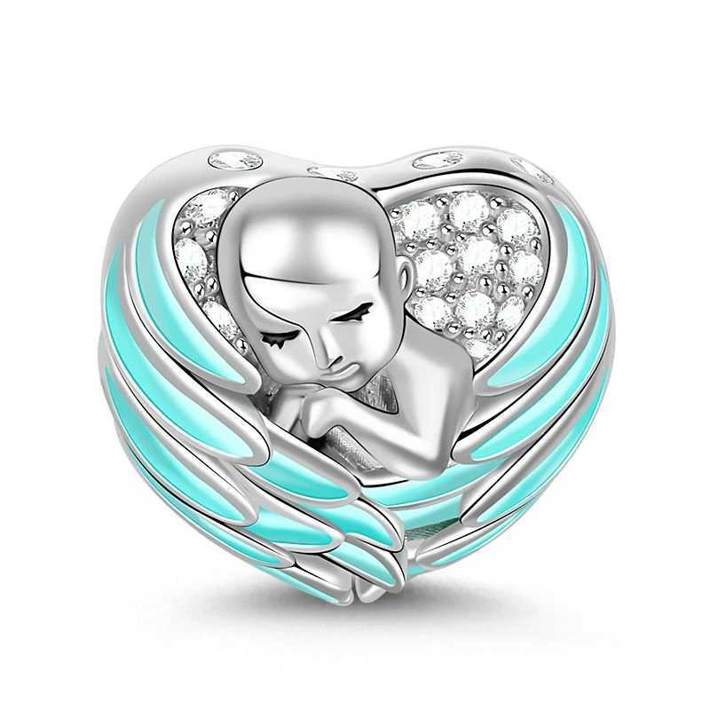 DIY Jewelry Blue Baby Bottle Shoes Baby Carriage Charm Beads Making Fit Original 925 Sterling Silver Bracelet NecklaceXJ250517