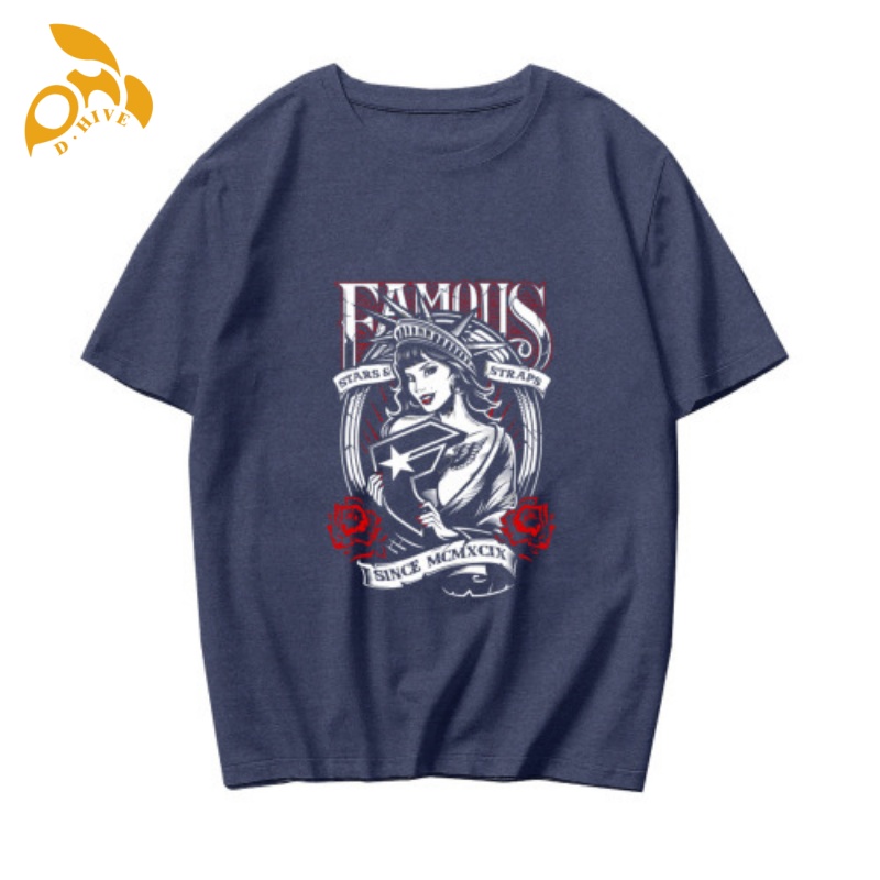 Free Shipping Professional Customized Women's Plus-size summer T-shirt printed fashionable casual and cute short-sleeved women's S-XXL