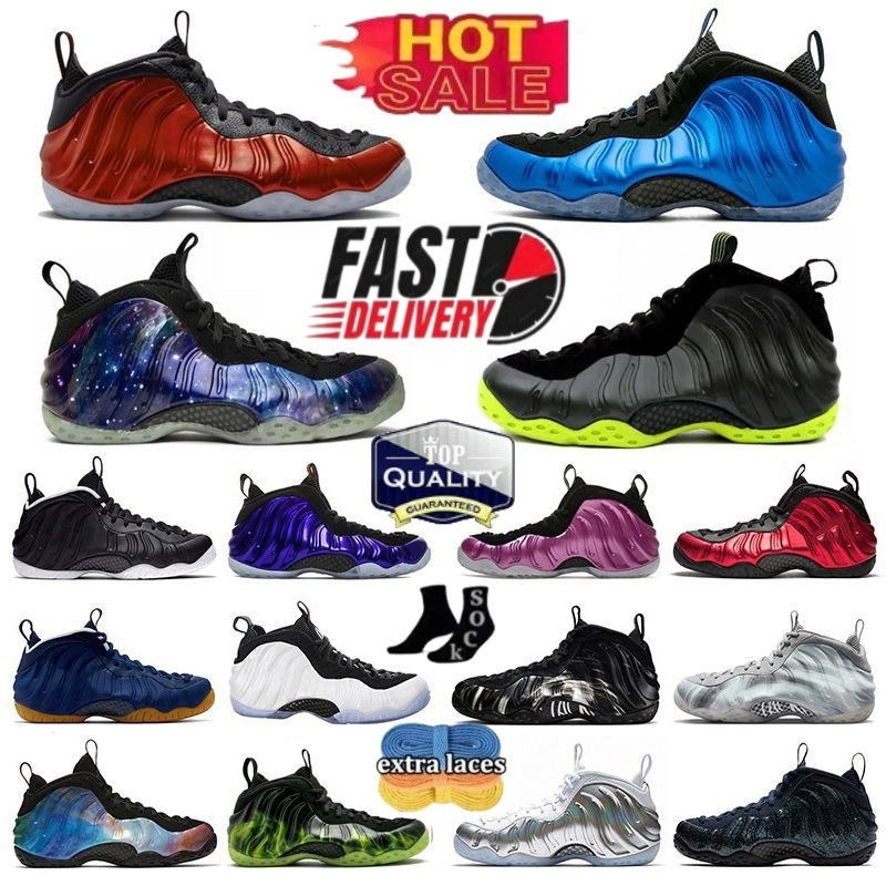 foamposits One penny Mens Basketball Shoes Galaxy Royal Metallic Re Anthracite Black Volt Chrome White ParaNorman Dream A Worl Men Trainers Sports sneakers