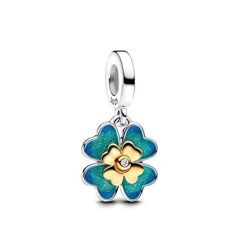 Hot Sale Beautiful 925 Silver Blue Animals Dragonfly Butterfly Dangle Charm Fits Original Bracelet DIY Party Gift Jewelry MakingXJ250517