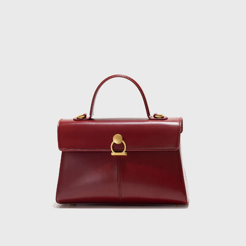 Women's Bags Designer And High-End Red Hand-Held Mailman Large Capacity Bridal Wedding Bag, Niche Commuting Crossbody Bag