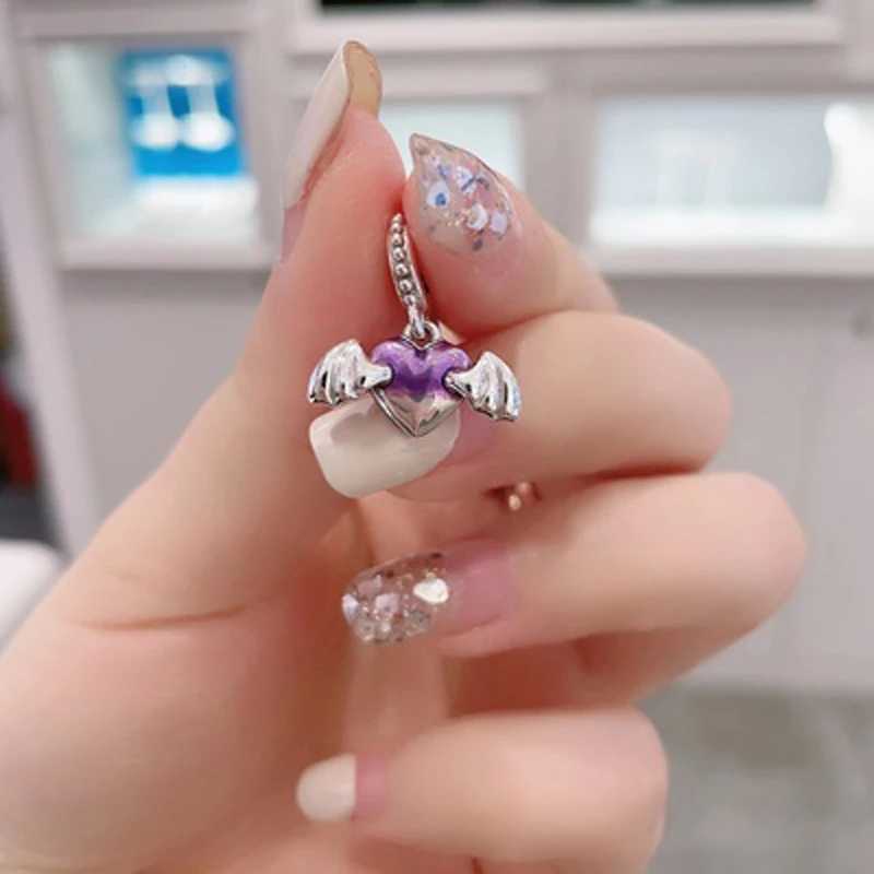 New 925 Sterling Silver Butterfly Flower Bell Charm Of Ley 925 Chain Bead Fit Original Bracelet Accories DIY Ladies JewelryXJ250517