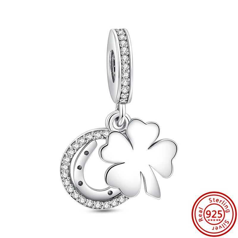 Fit Pantaro S925 Original Charm Bracelet For Women Gift Jewelry Sterling Silver Butterfly Fish Bone Lucky Leaves Bell BeadsXJ250517