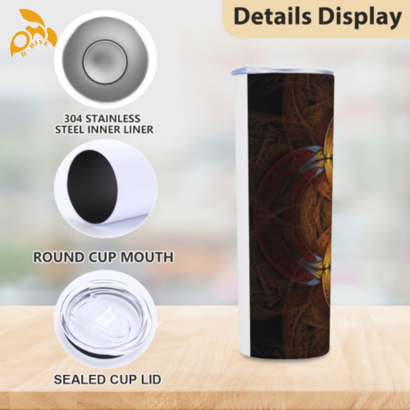 Free Shipping Professional Customized 20oz straight cup cartoon stainless steel 304 double drinking bottle straw drink coffee bottle