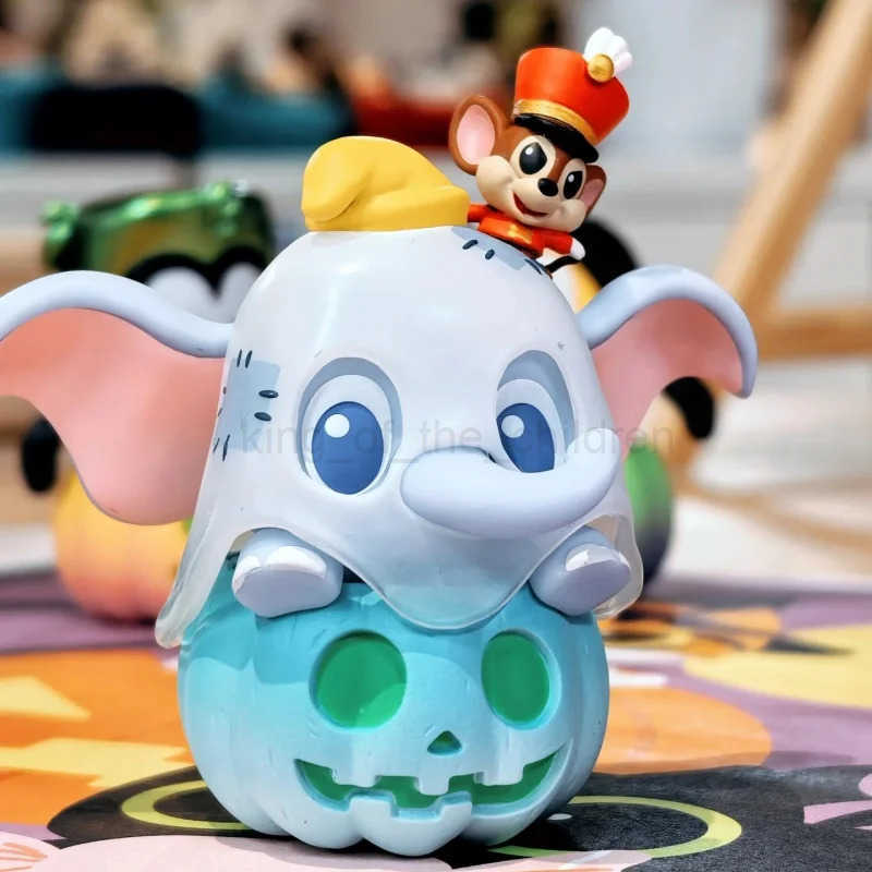 Disney Genuine Mickey Mouse And Friend Pumpkin Version Halloween Limited Cosbi Blind Box Mini Figure Guess Christma Desktop Gift Toys W250517