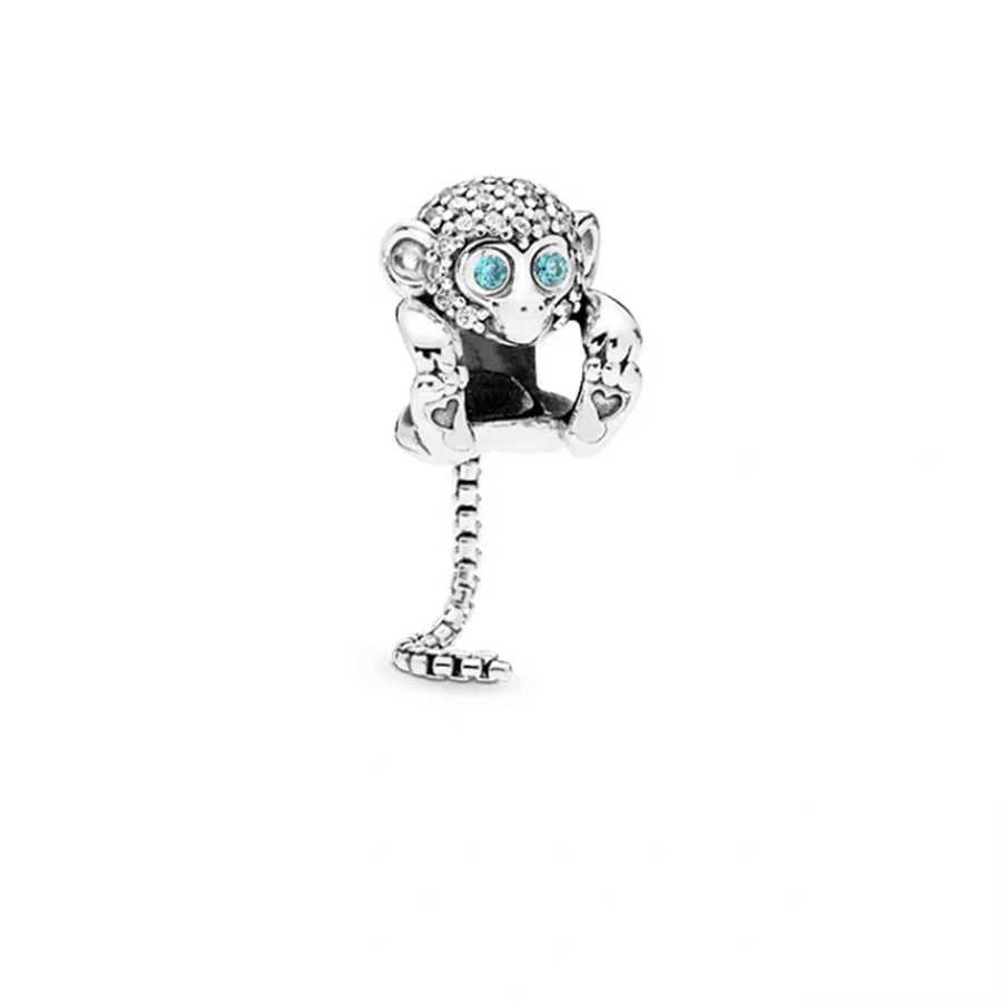 Hot Sale Animal Series Pav Snake Rabbit Kitten Yarn Ball Charm Bead Fit Original 925 Sterling Silver Bracelet DIY JewelryXJ250517