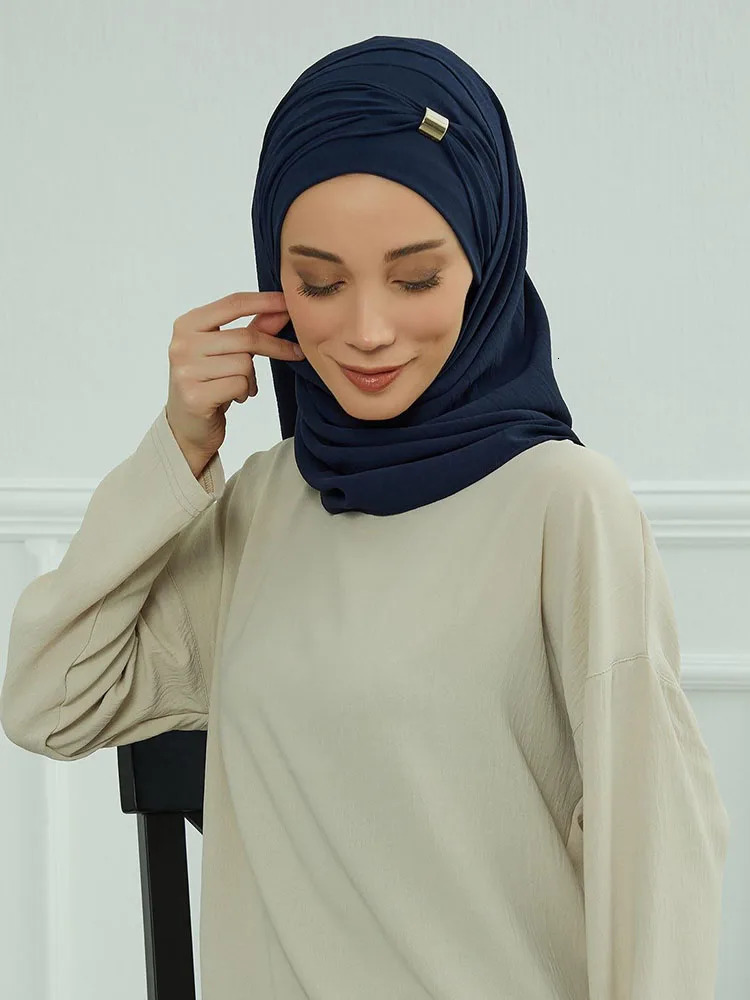 Inner Hijab Caps Convenient Muslim Underscarf Fashion Bonnet for Women Soft Elastic Breathable Casual Turbante Mujer 250517