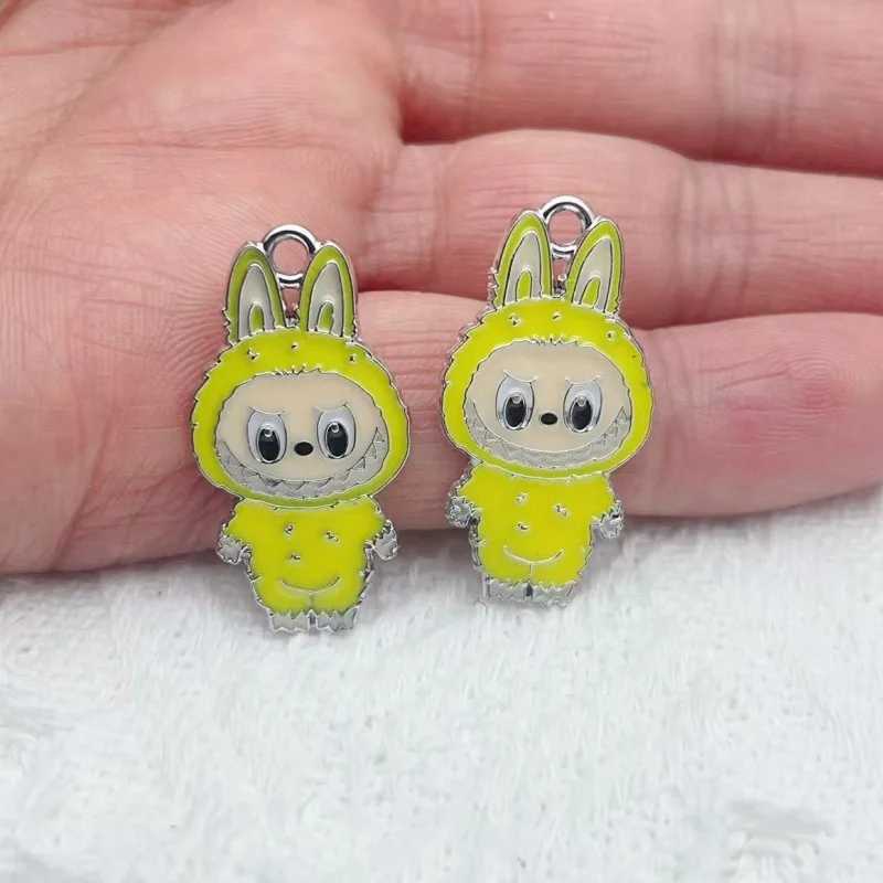 10pcs Cartoon Anime Charm for Jewelry Making Enamel Necklace Bracelet Pendant Diy Accories Making Metal PlatedXJ250517