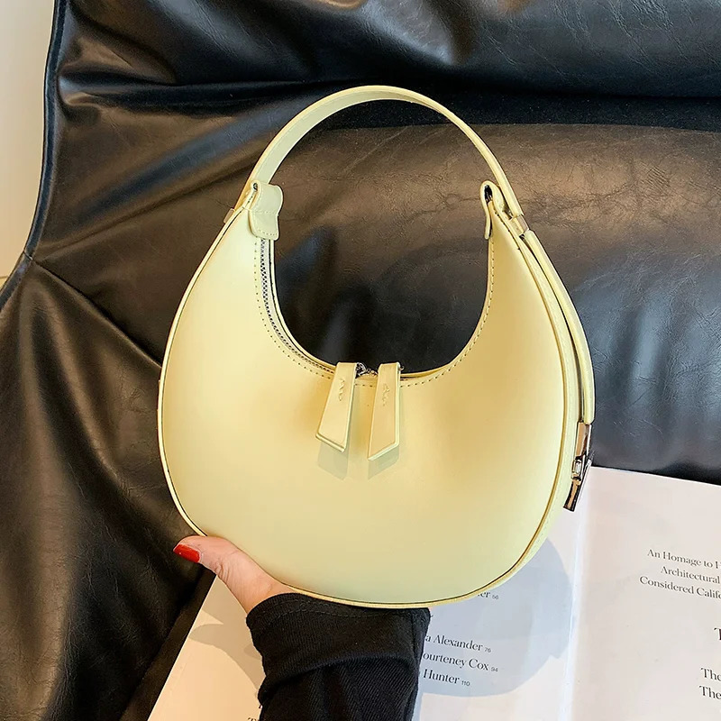 Silver Womens Bags Casual Armpit Shoulder Bag Hand-held Dumpling Bag Handbags and Purse Ladies Hobos 250516