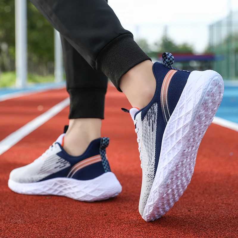 Sports shoes womens shoes 2025 autumn mesh surface casual breathable lightweight soft sole shock absorbing running shoesXJ250517