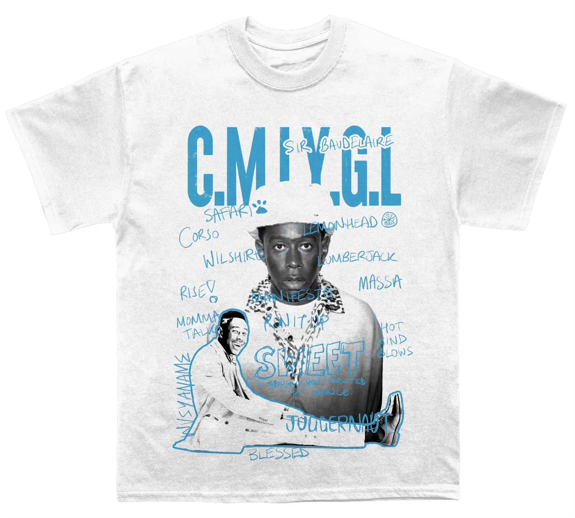 Tyler The Creator Chromakopia Sketchbook T-Shirt Men Women Cotton Tees Short Sleeve Y2k Tshirt Retro Hip Hop Tops Mens ClothingT250516